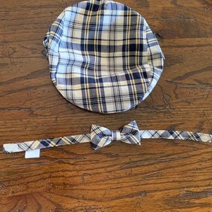 Janie and Jack hat and bow tie